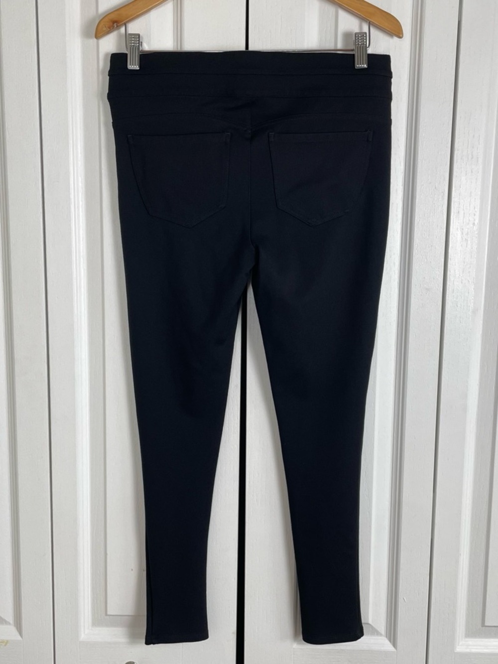 Wit & Wisdom Ab Solution Pull on Ponte Knit Skinny Pants Jeggings Womens L Black - Picture 5 of 15